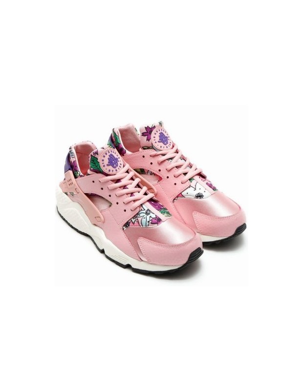 NIKE HUARACHE ROSAS ESTAMPADO