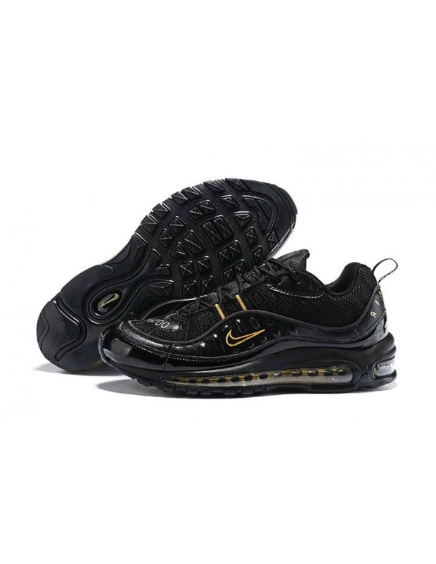 Nike negras y doradas mujer best sale