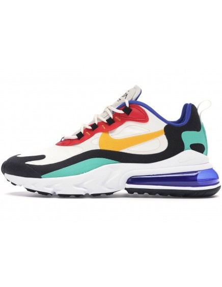 NIKE AIR MAX 270 REACT BLANCAS NARANJAS ROJAS