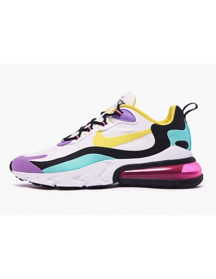 NIKE AIR MAX 270 REACT BLANCAS LILAS