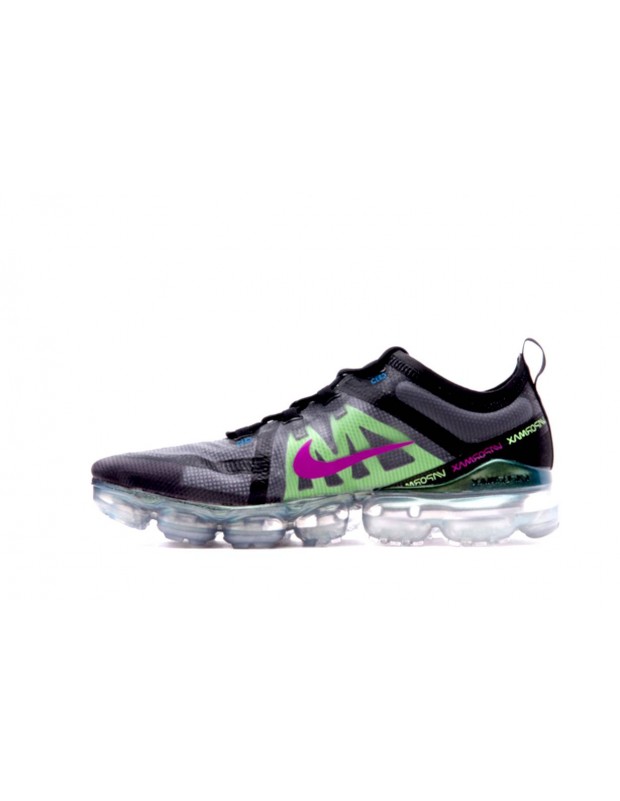 Nike Air VaporMax 2019 Negras/Verdes/Rosas