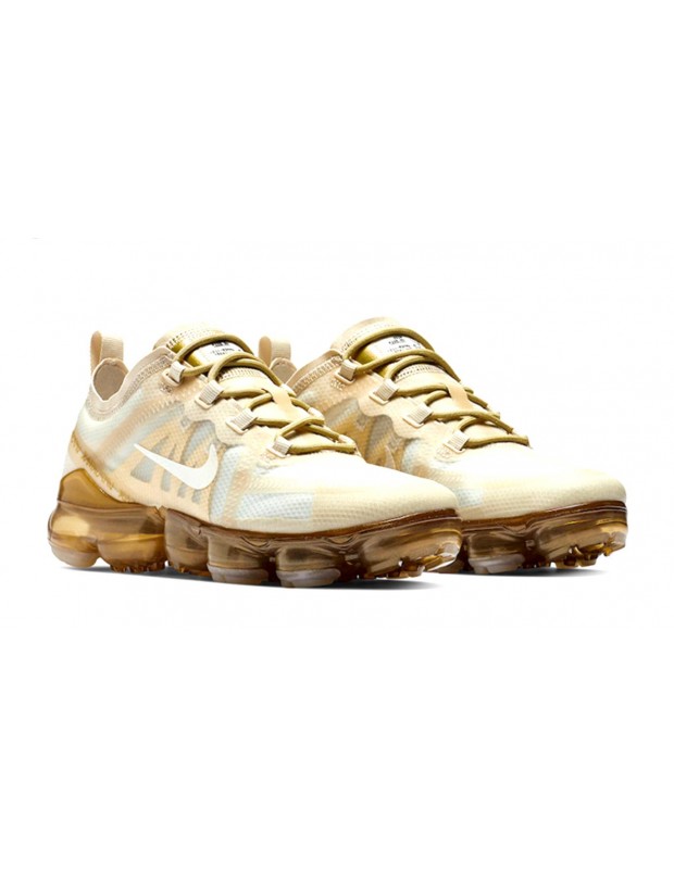 Nike Air VaporMax 2019 Blancas y doradas