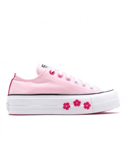 CONVERSE ALL STAR PLATAFORMA FLORES