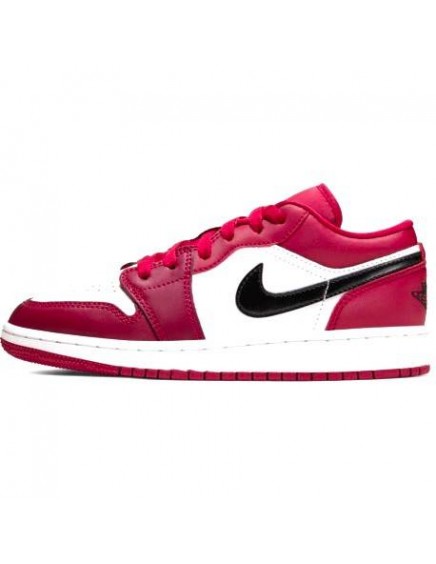 NIKE AIR JORDAN 1 BAJAS ROJAS Y BLANCAS