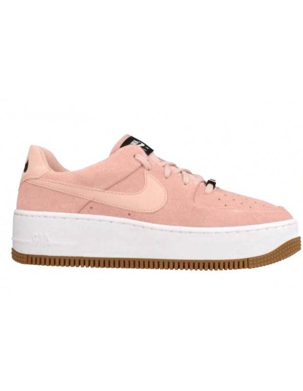 NIKE AIR FORCE ONE PLATAFORMA ROSAS