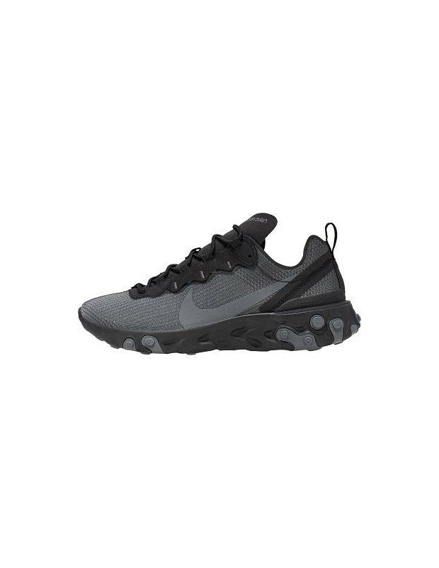 NIKE REACT ELEMENT 55 GRIS Y NEGRO