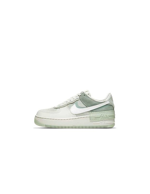 NIKE AIR FORCE ONE SHADOW BLANCA Y VERDE