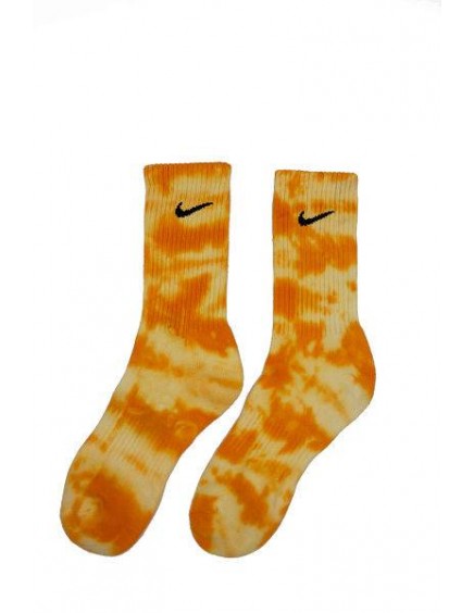 CALCETINES NIKE  TIE DYE NARANJAS