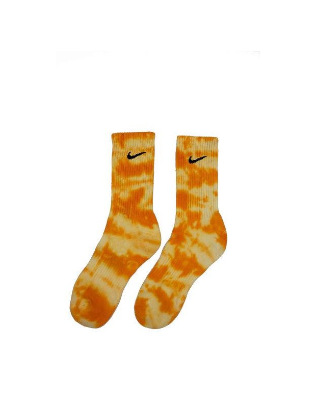 CALCETINES NIKE  TIE DYE NARANJAS