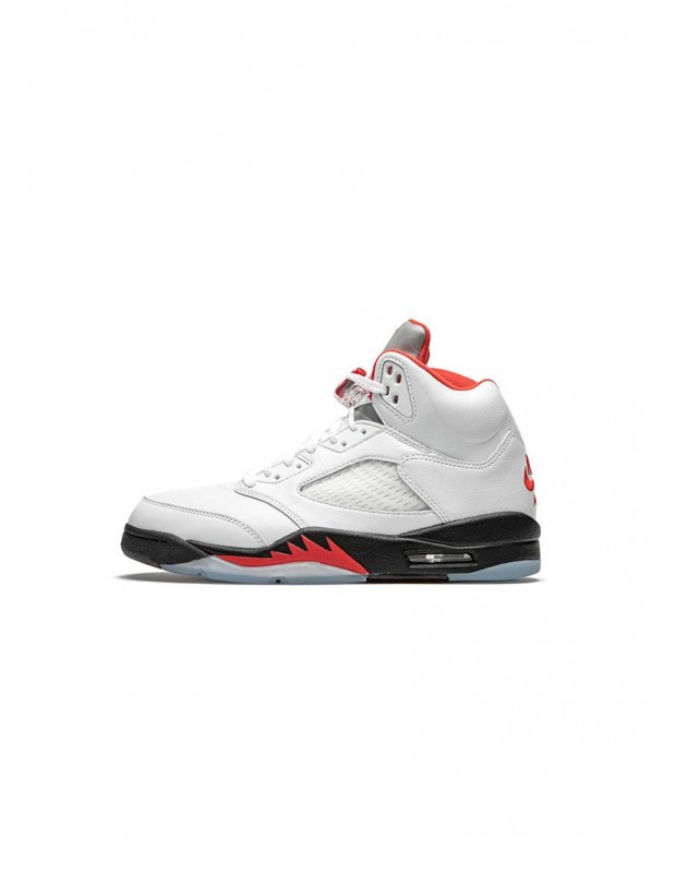 NIKE JORDAN 5 RETRO BLANCAS Y ROJAS