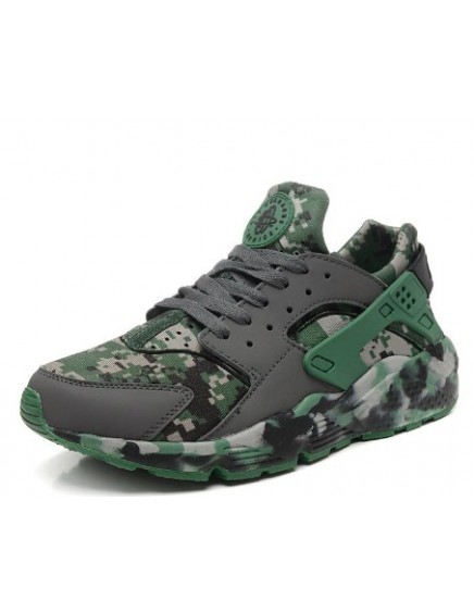 NIKE HUARACHE MILITAR VERDES