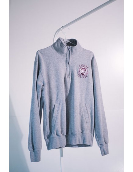 Sudadera Vintage Gris Boston