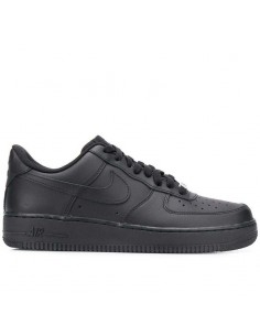 NIKE AIR FORCE ONE BAJAS NEGRAS