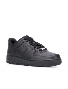 NIKE AIR FORCE ONE BAJAS NEGRAS