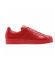 RED ADIDAS SUPERSTAR