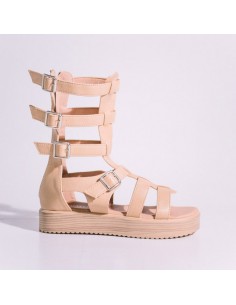 Sandalias Romanas Beige con...