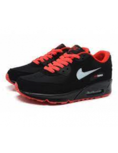 NIKE AIR MAX 90 NEGRAS/ROJAS